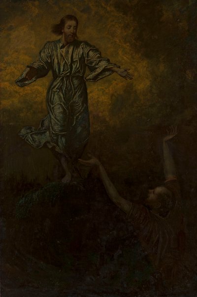 Christus und der heilige Petrus von Hans Thoma