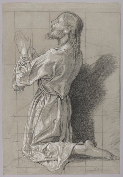 Christus am Ölberg von Hans Thoma