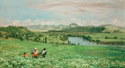 Der Rhein bei Säckingen von Hans Thoma