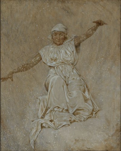 Februar (Frau Holle) von Hans Thoma