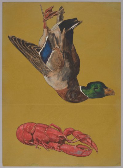 Hummer - Studie für ein Gemälde von Hans Thoma