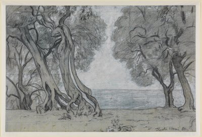 Ölbäume bei Tivoli von Hans Thoma