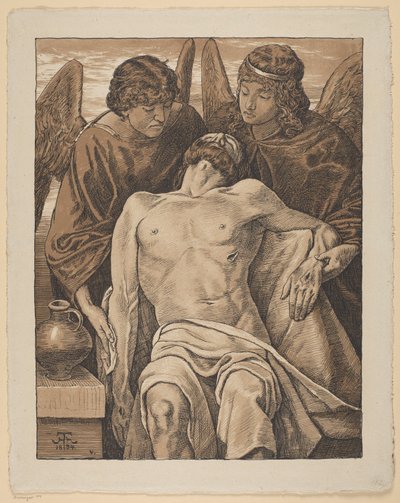 Englische Pietà von Hans Thoma