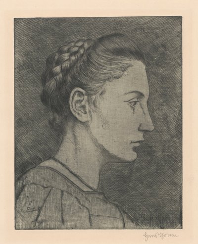Porträt Bettina von Arnim von Hans Thoma
