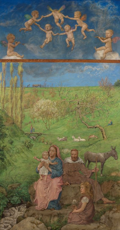 Ruhe auf der Flucht von Hans Thoma