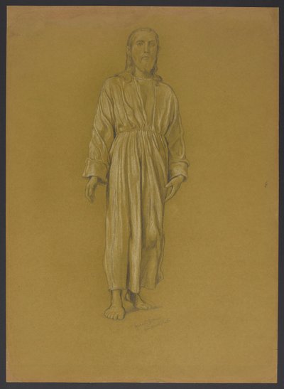 Studie zur Gestalt Christi von Hans Thoma