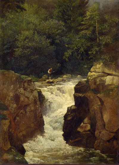 Wasserfall bei Sankt Blasien von Hans Thoma