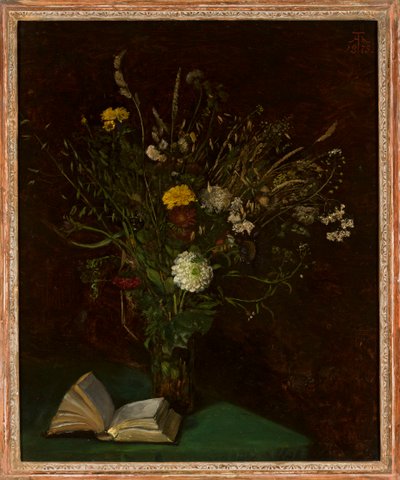 Vase mit Blumen von Hans Thoma