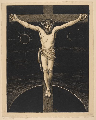 Siegreiches Kreuz von Hans Thoma