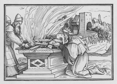 Ahas regiert sehr gottlos, 2 Könige XVI, 12 von Hans after Holbein the Younger