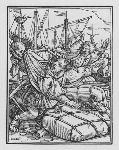 Holbeins Totentanz: Der Kaufmann von Hans after Holbein the Younger