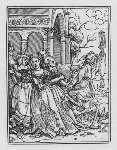 Holbeins Totentanz: Die Königin von Hans after Holbein the Younger