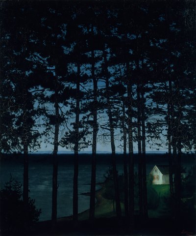 Fischerhütte von Harald Sohlberg