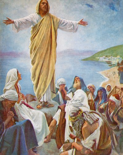 "Komm zu mir" Matthäus von Harold Copping