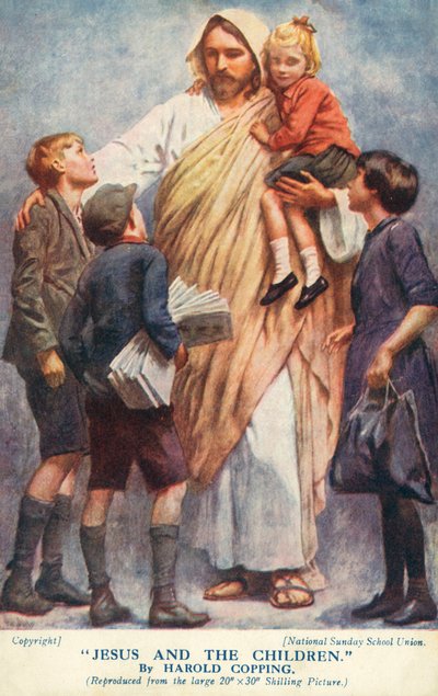 Jesus und die Kinder von Harold Copping