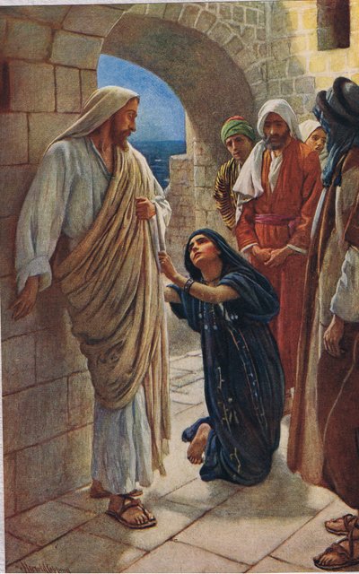 Die Frau von Kanaan, Illustration aus 
