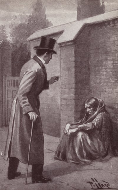 Illustration für Das Geheimnis von Edwin Drood von Charles Dickens von Harold Hume Piffard