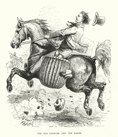 Das alte Pferd und der Bäcker von Harrison William Weir