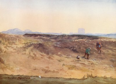 Golfplätze: Sandwich, die "Sahara" von Harry (1878 1950) Rountree
