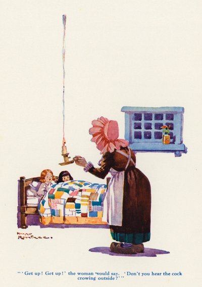 Die Witwe und ihre kleinen Mädchen von Harry Rountree