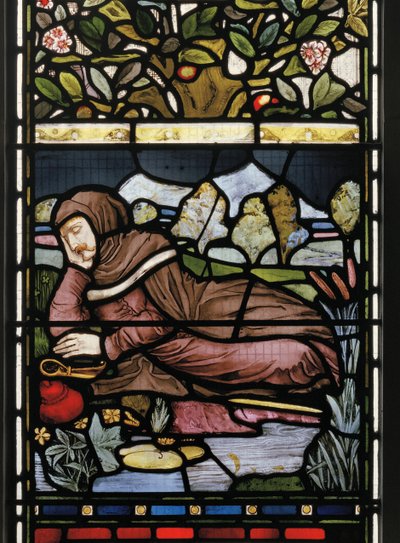 Der Dichter Langland schläft, Piers Ploughman, 1873 von Harry Burrow