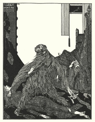 Edgar Allan Poe: Die Morde in der Rue Morgue von Harry Clarke
