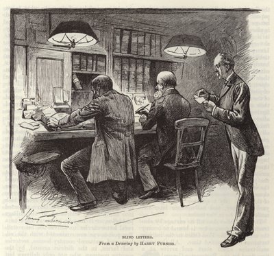 Blinde Buchstaben von Harry Furniss