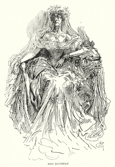 Illustration für Große Erwartungen von Charles Dickens (Lithographie) von Harry Furniss