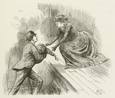 Illustration für Sylvie und Bruno von Lewis Carroll von Harry Furniss