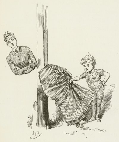 Illustration für Sylvie und Bruno von Lewis Carroll von Harry Furniss