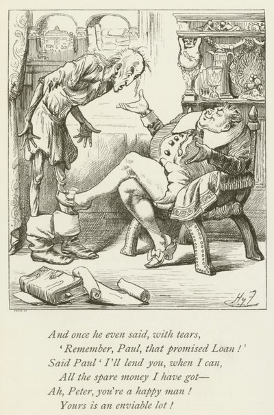 Illustration für Sylvie und Bruno von Lewis Carroll von Harry Furniss