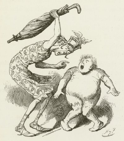 Illustration für Sylvie und Bruno von Lewis Carroll von Harry Furniss