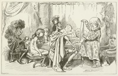 Illustration für Sylvie und Bruno von Lewis Carroll von Harry Furniss