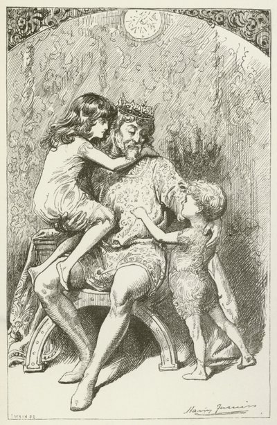 Illustration für Sylvie und Bruno von Lewis Carroll von Harry Furniss