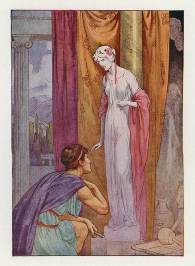 Pygmalion und die Skulptur von Harry George Theaker