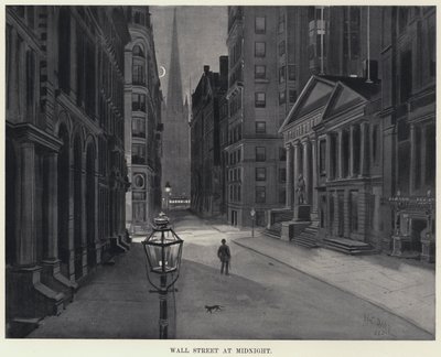 Wall Street um Mitternacht von Harry Grant Dart