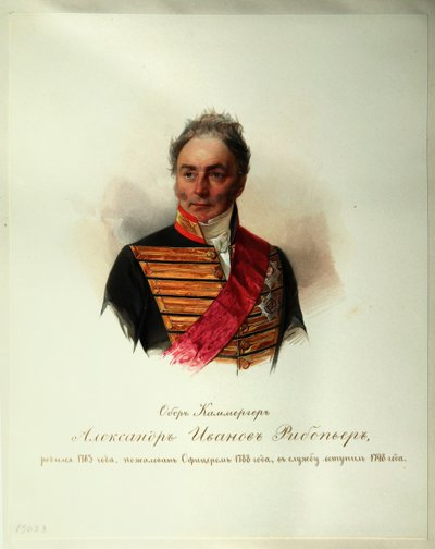 Porträt von Alexander Ivanovich Ribeaupierre von Hau