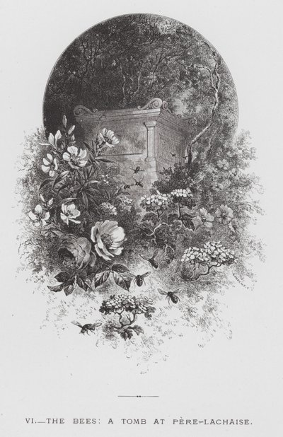Das Insekt: Die Bienen, ein Grabmal auf dem Père-Lachaise von Hector Giacomelli