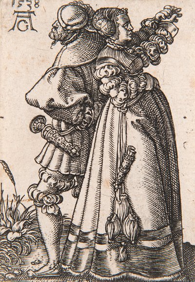 Aus der Serie Die kleinen Hochzeitstänzer, 1538 von Heinrich Aldegrever