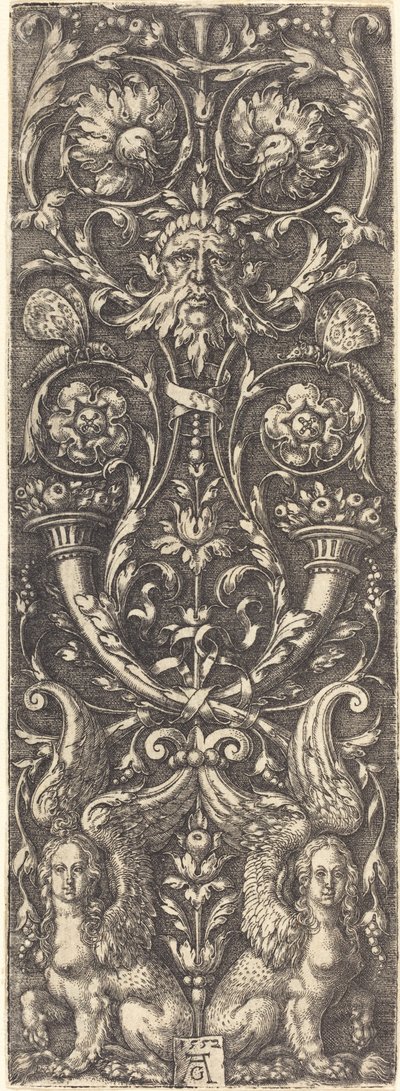 Hohe Früchte mit Ornamenten von Heinrich Aldegrever