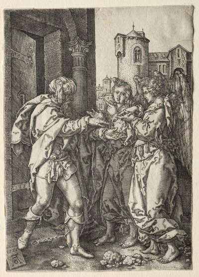 Die Geschichte von Lot, 1555 von Heinrich Aldegrever