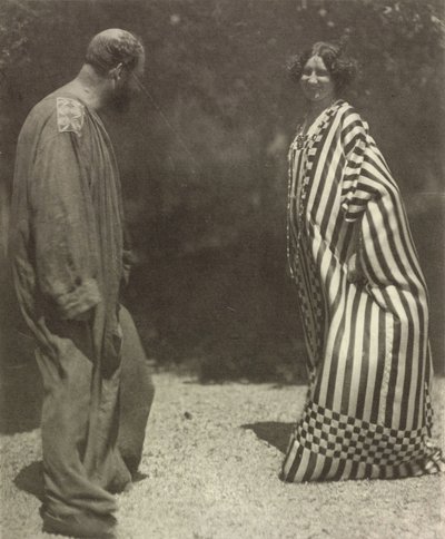 Gustav Klimt und Emilie Flöge, ca. 1909 von Heinrich Böhler