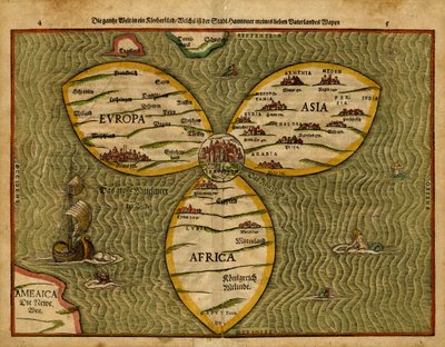 Die ganze Welt in ein Kleeblatt von Heinrich Bunting