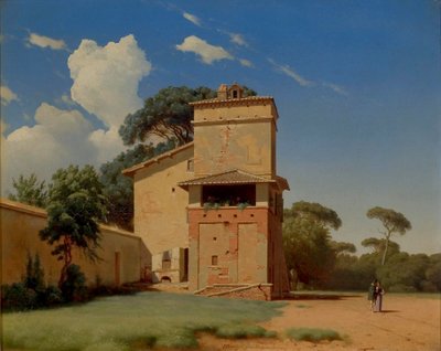 Casa del Portinaio in den Gärten der Villa Borghese von Heinrich Buntzen