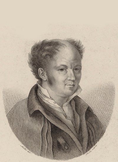 Porträt des Komponisten Gottfried Weber 1779-1839, ca. 1820 von Heinrich Franz Schalck