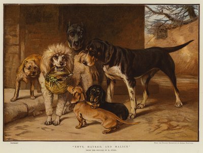 Neid, Hass und Bosheit von Heinrich Johann von Zugel