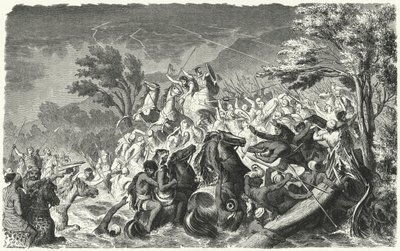 Schlacht am Crimissus, 339 v. Chr. von Heinrich Leutemann