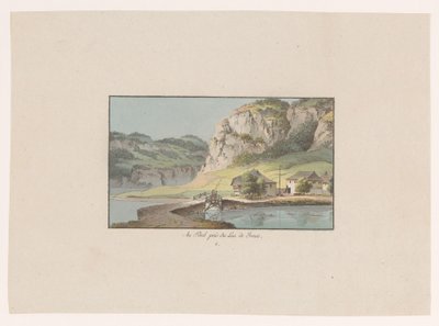 Ansicht von Le Pont am Lac de Joux (Serie: Gesichter der Schweiz) von Heinrich Rieter