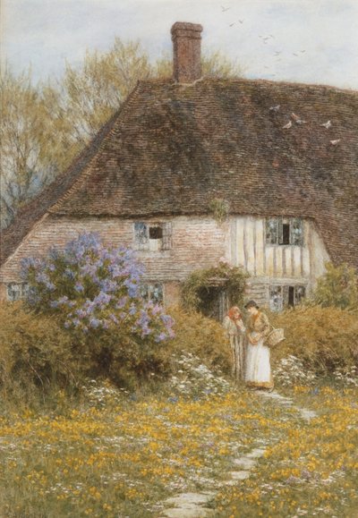 Ein Cottage in Kent von Helen Allingham