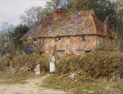 Ein altes Surrey Cottage von Helen Allingham